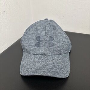 Under Armour Blitzing Hat Cap Fitted Adult Size L/XL Blue Gray/Blue Unisex